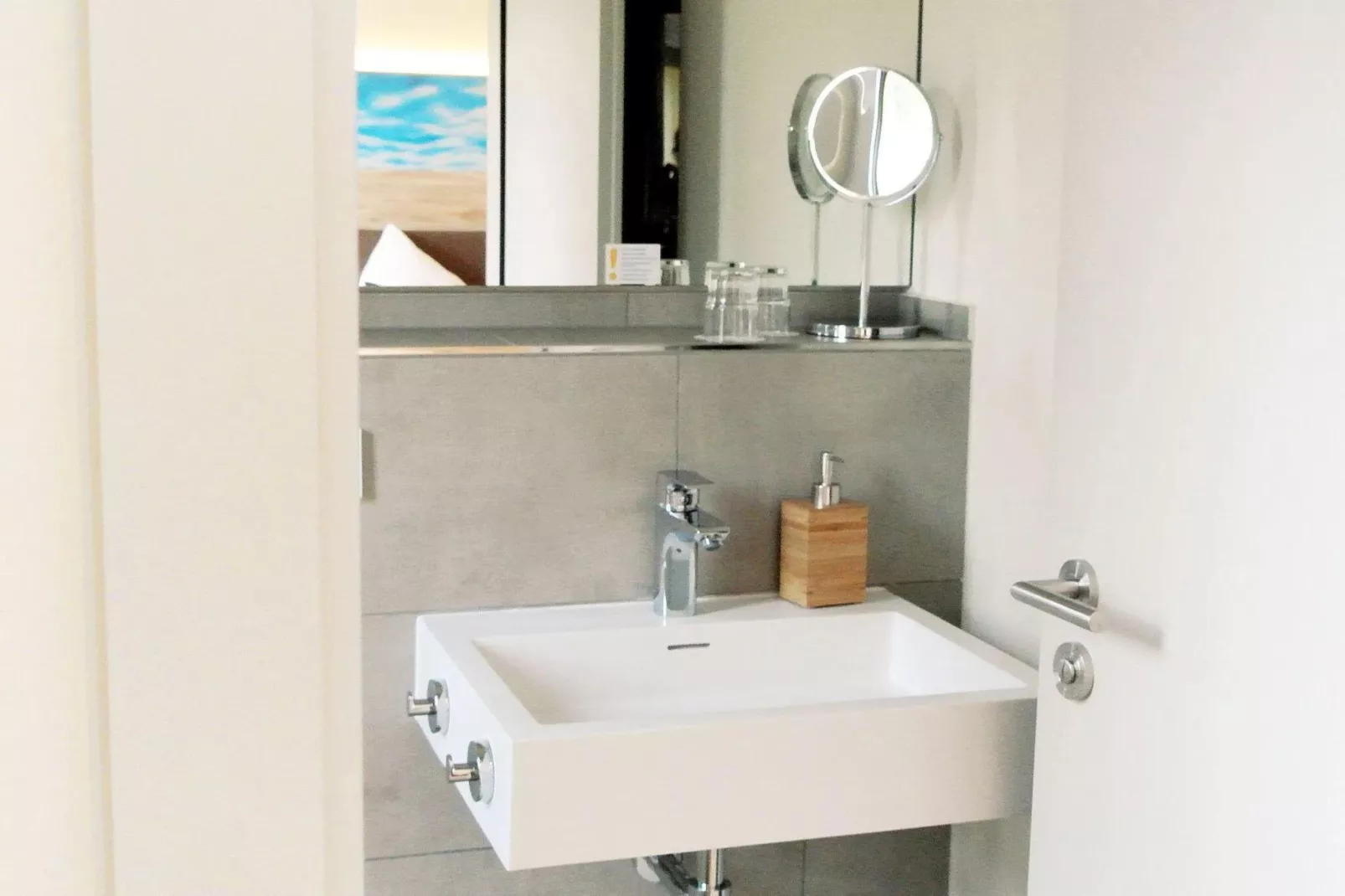 Superior Double Room with Balcony-Badezimmer