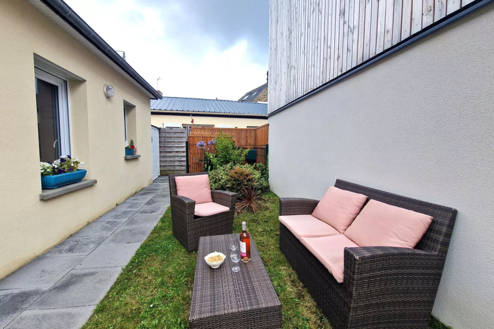 Maison de plain-pied avec espace extérieur Etables-sur-Mer-Exterior summer