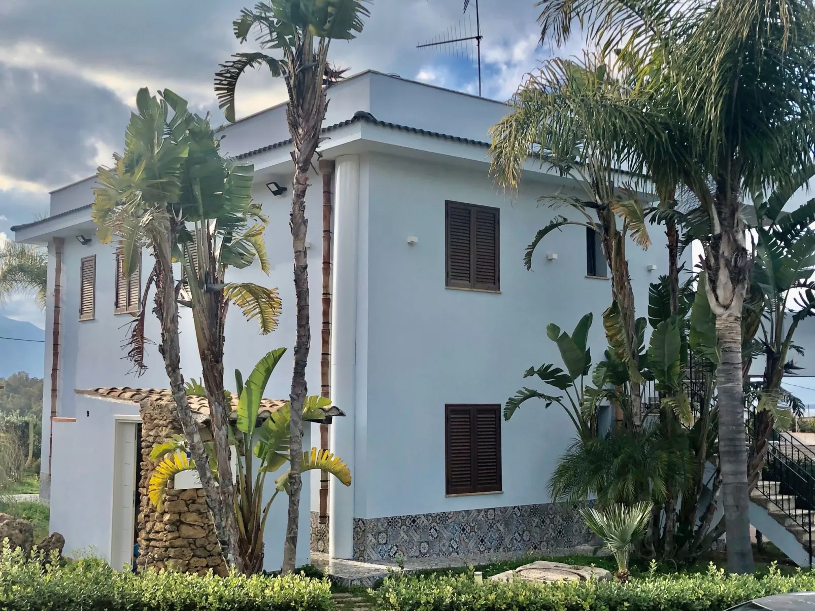 Wohnung Glicine mit Schwimmbad und Meerblick