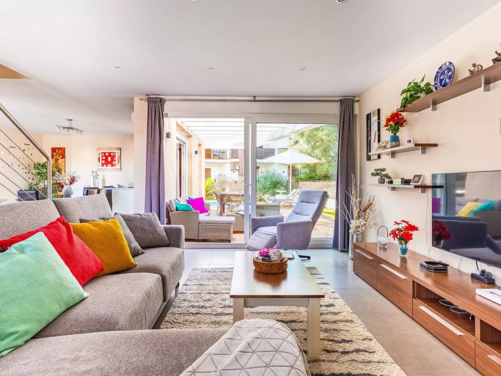 In Cala Ferrera mit Großer Terrasse