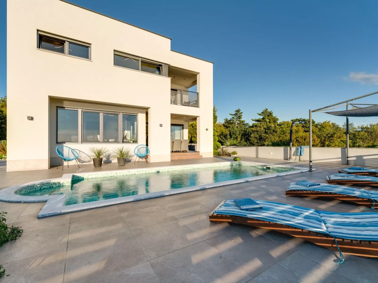 Villa "View" mit Blick auf das Wasser