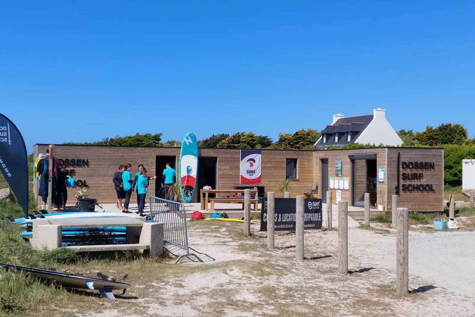 Ferienhaus mit Meerblick Cléder 10 Pers-Areas summer 5km