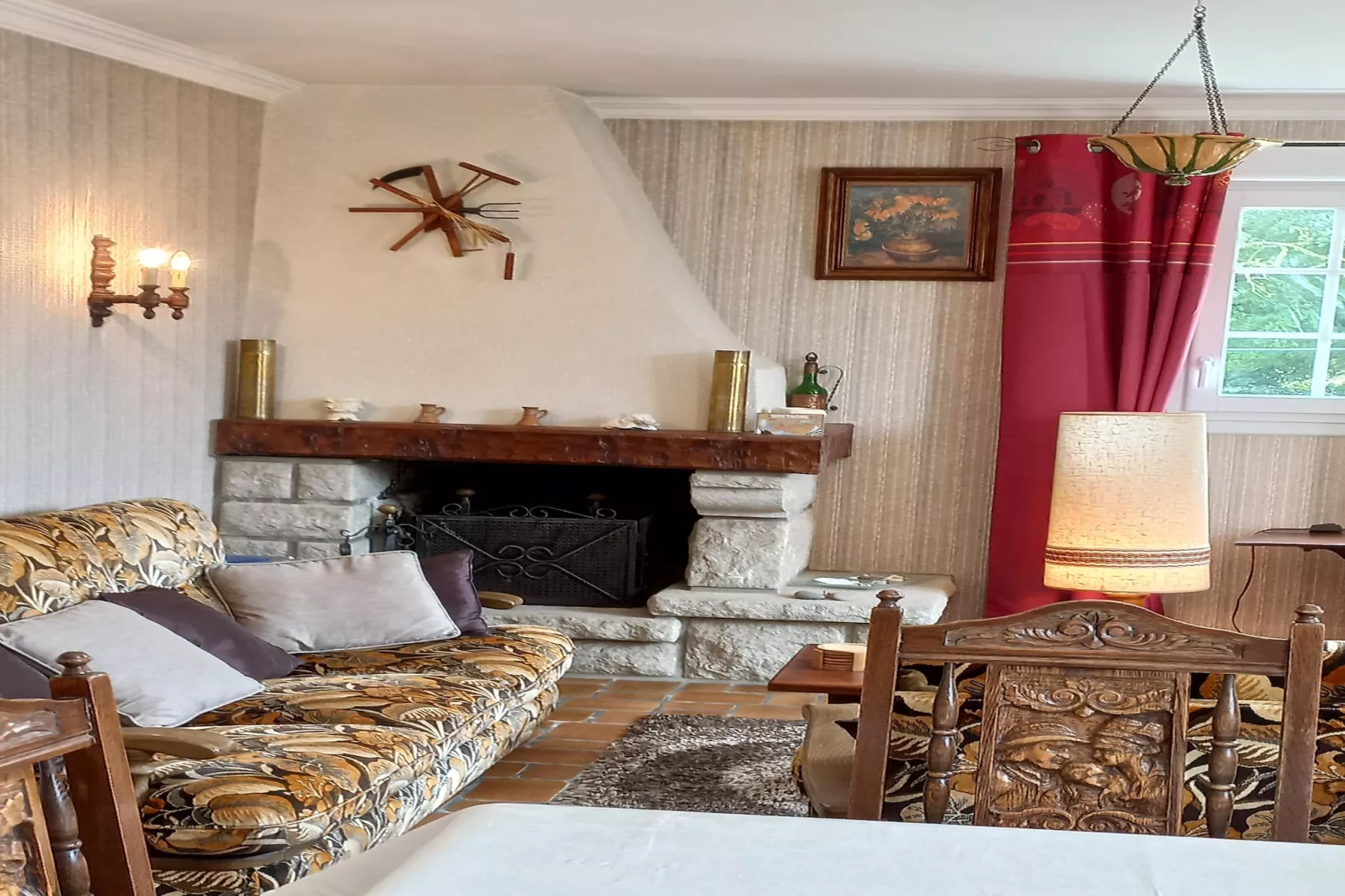 Maison de vacances Henansal-Living room