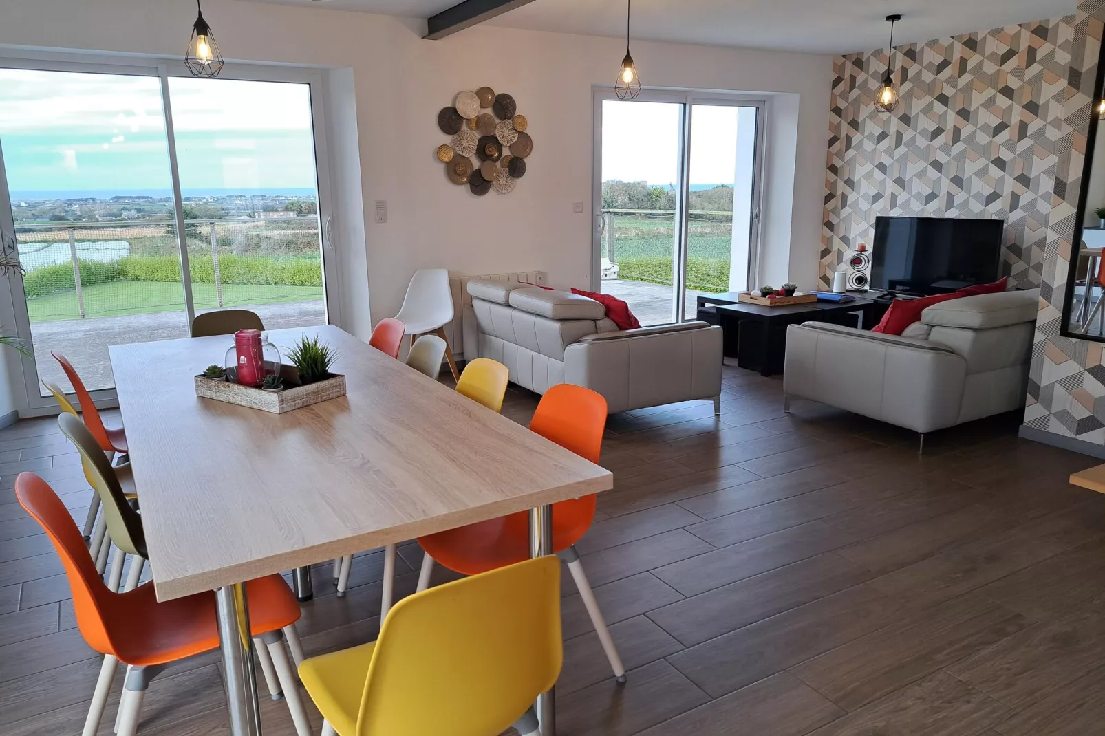 Ferienhaus mit Meerblick Cléder 4 Pers-Dining room