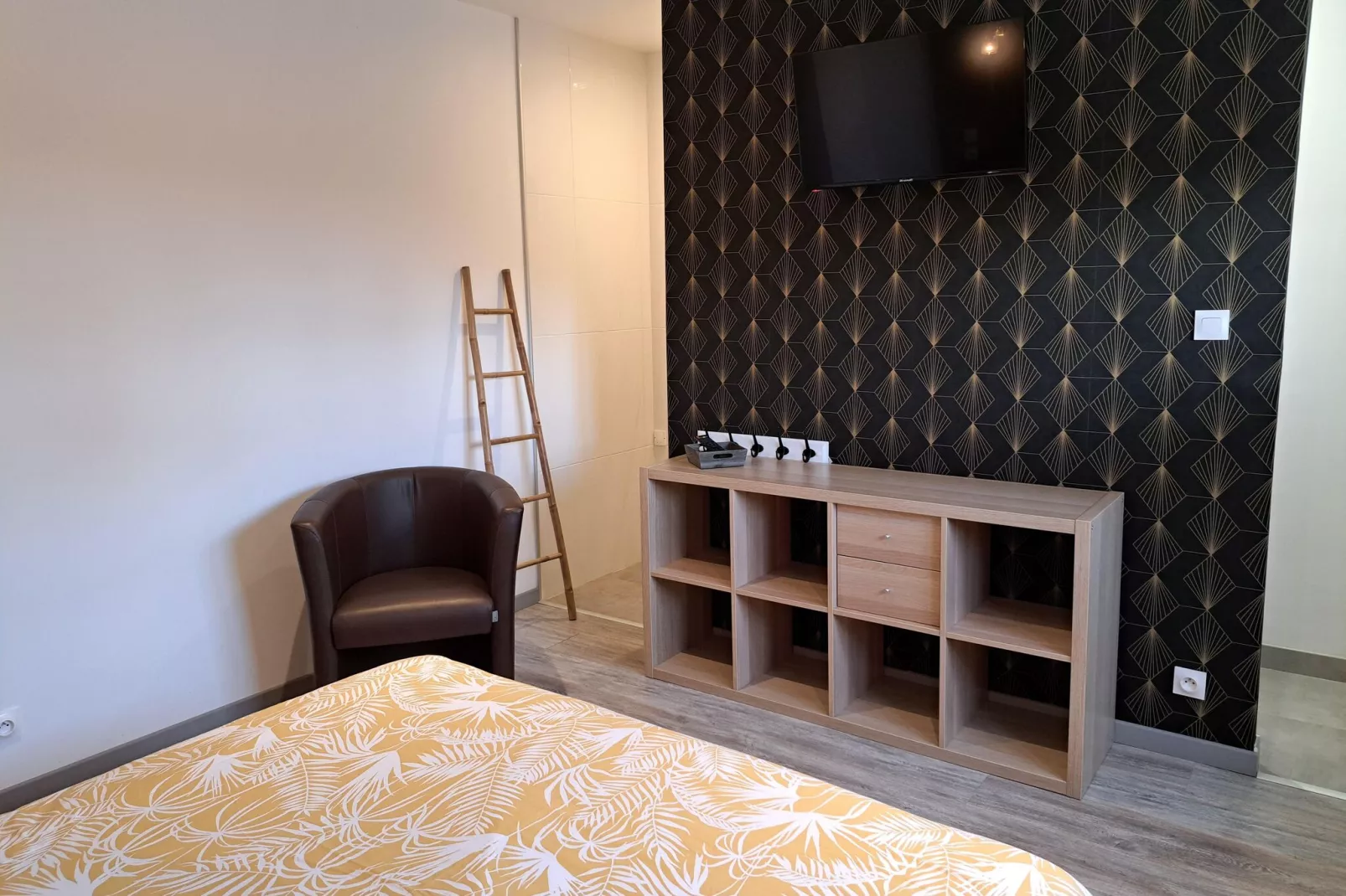 Ferienhaus mit Meerblick Cléder 4 Pers-Bedroom