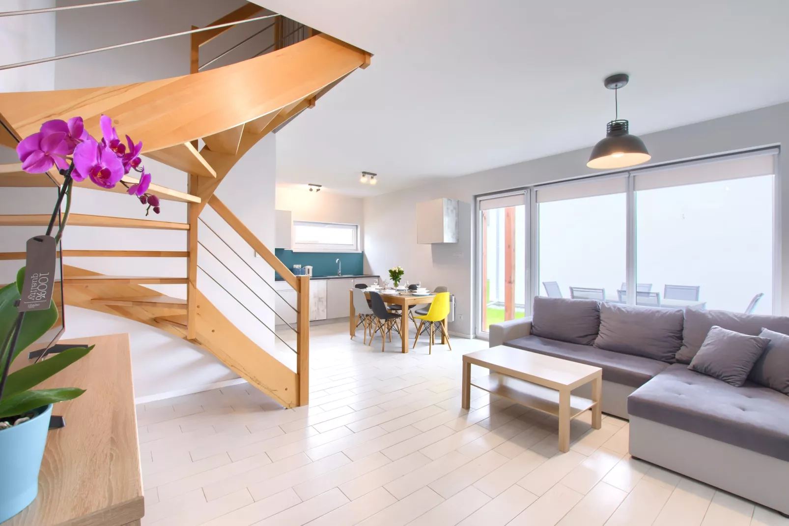 Domy z basenem Rogowo dla 5 osób-Außenbereich Sommer