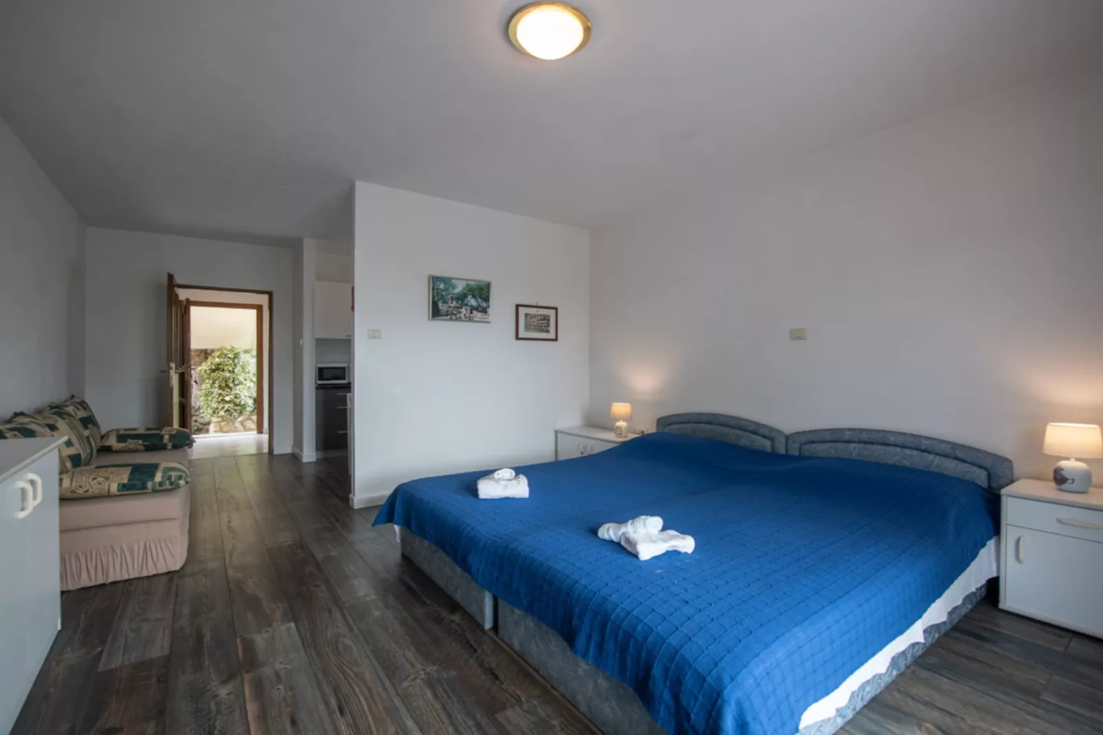 Apartments Mirjana IKA - Studio Apartment With Balcony  (A1) - Chambre