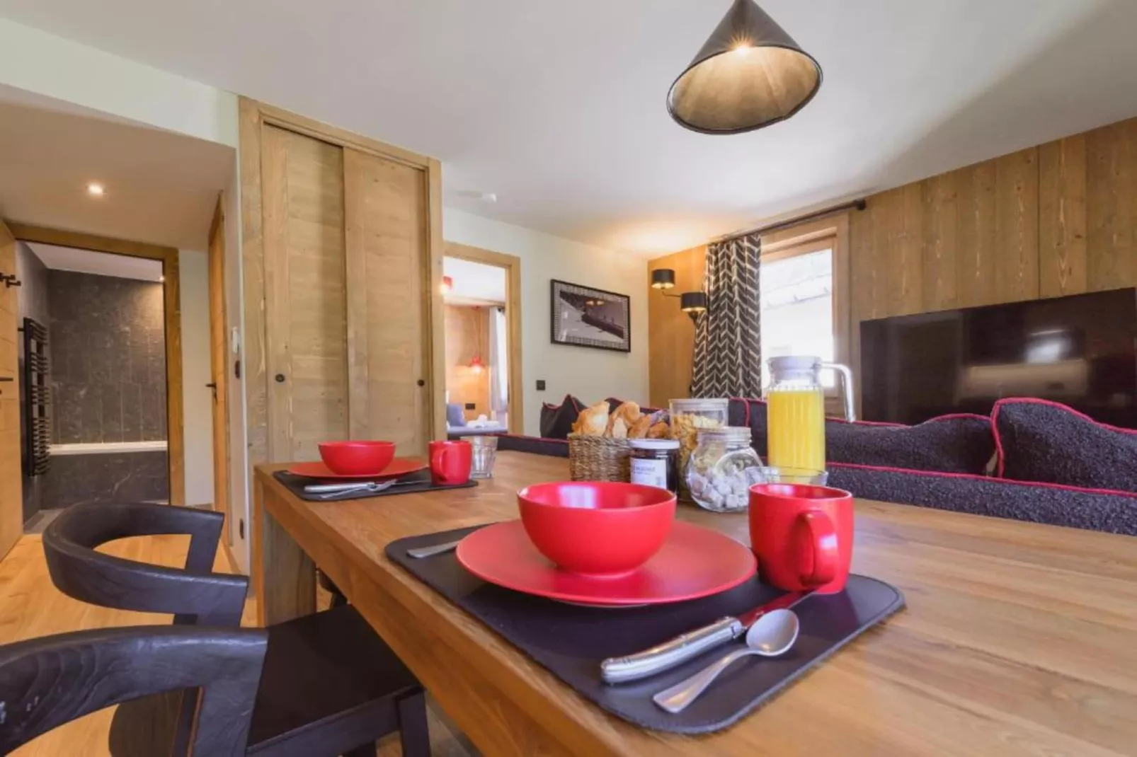 Residence L’ÉCLAT DES VÉRIAZ A24S-Salle à manger