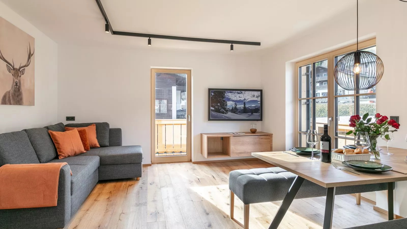 Haus Tauernblick Top 3 und 4-Wohnzimmer
