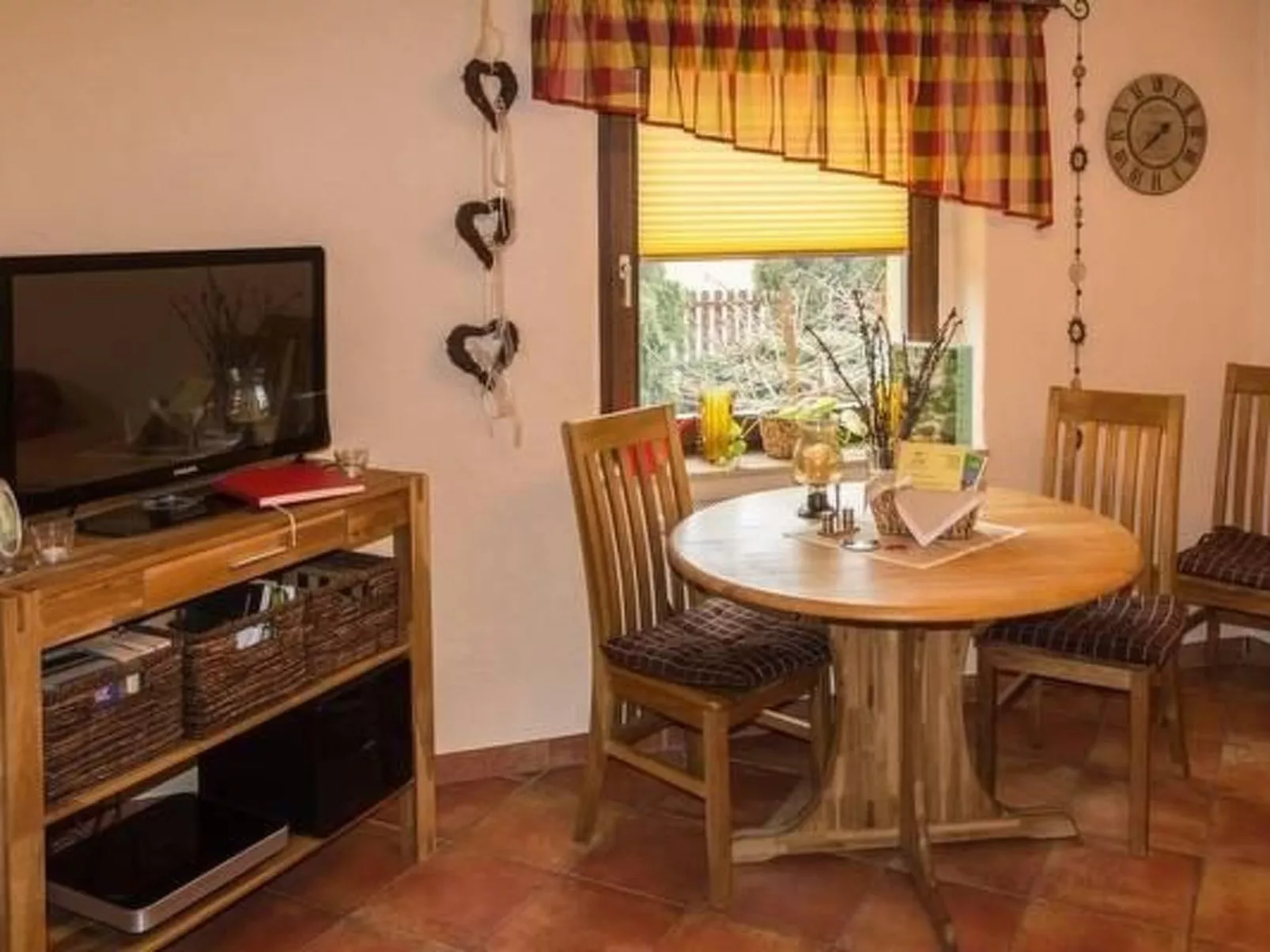 Mit Fasssauna-Dedans