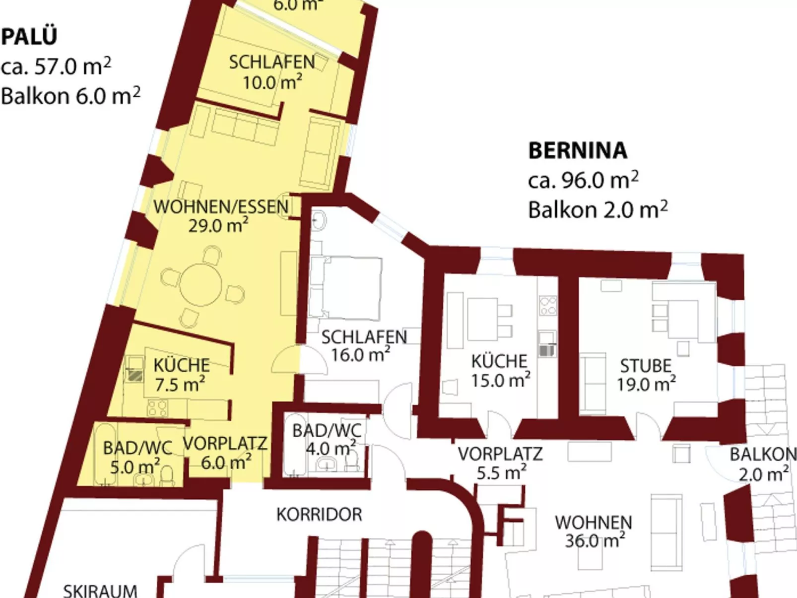 Chesa Michel Palü - Drinnen