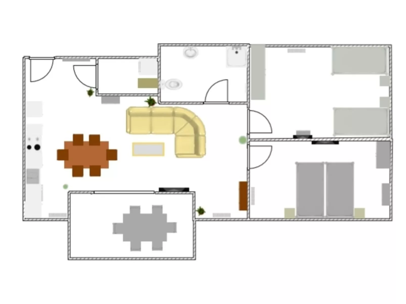 Landgut mit Dachterrasse - Inside