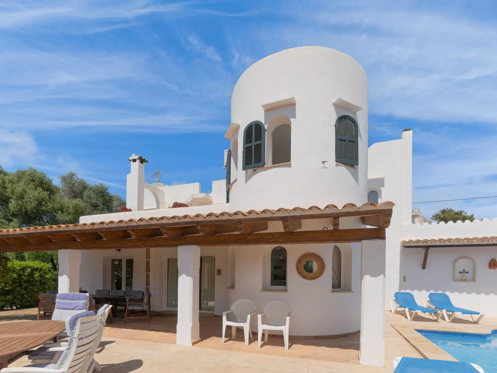 Cristina Ferienhaus in Cala D'or mit Privatpool und Meerblick - Outside