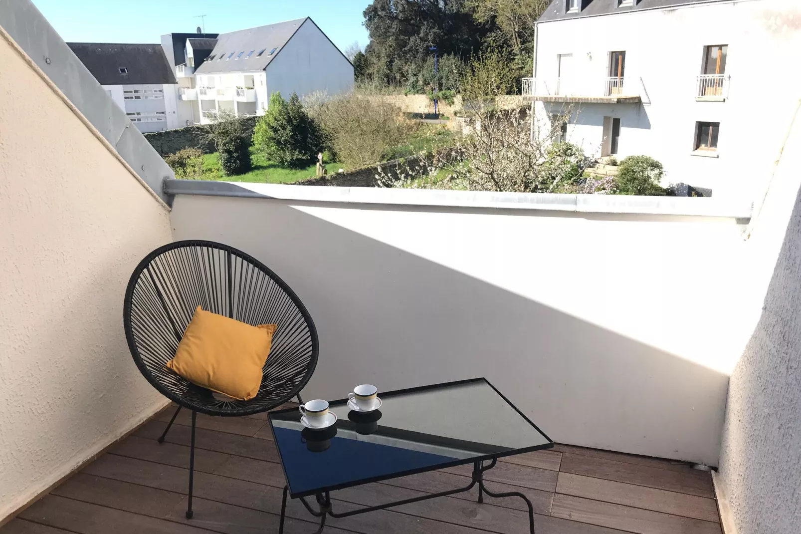 Comfortable flat in top location near the beach Audierne-Terrace balcony