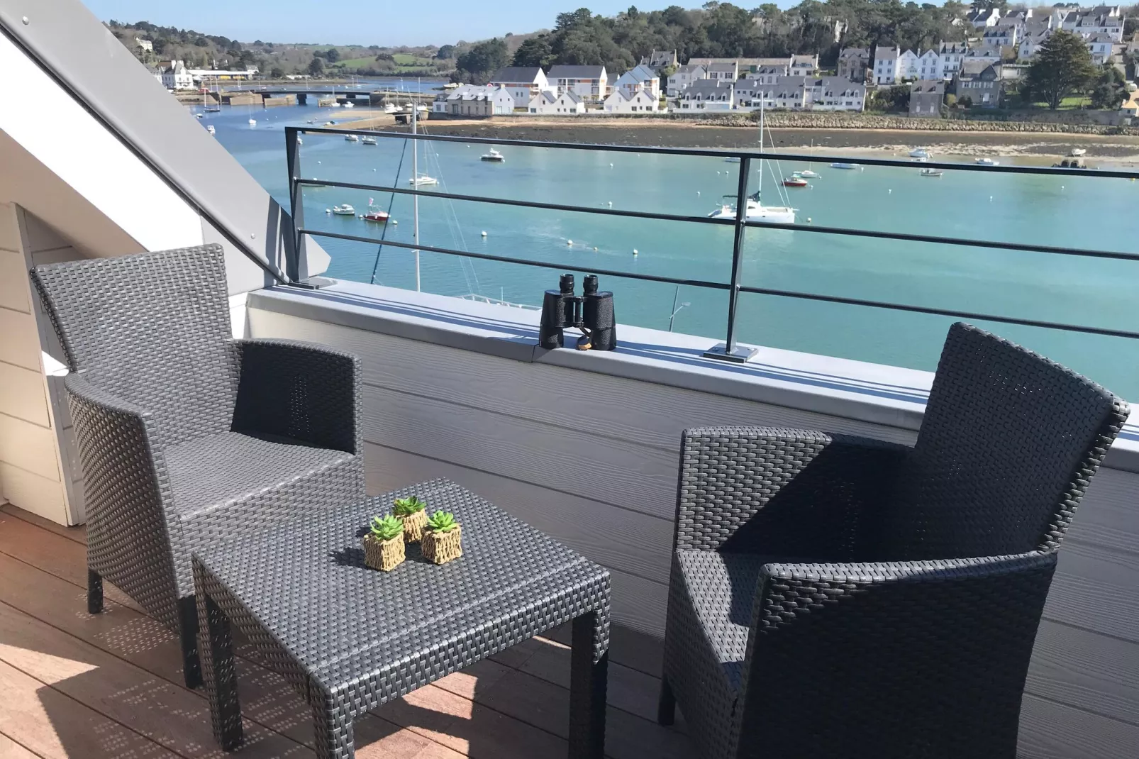 Comfortable flat in top location near the beach Audierne-View summer