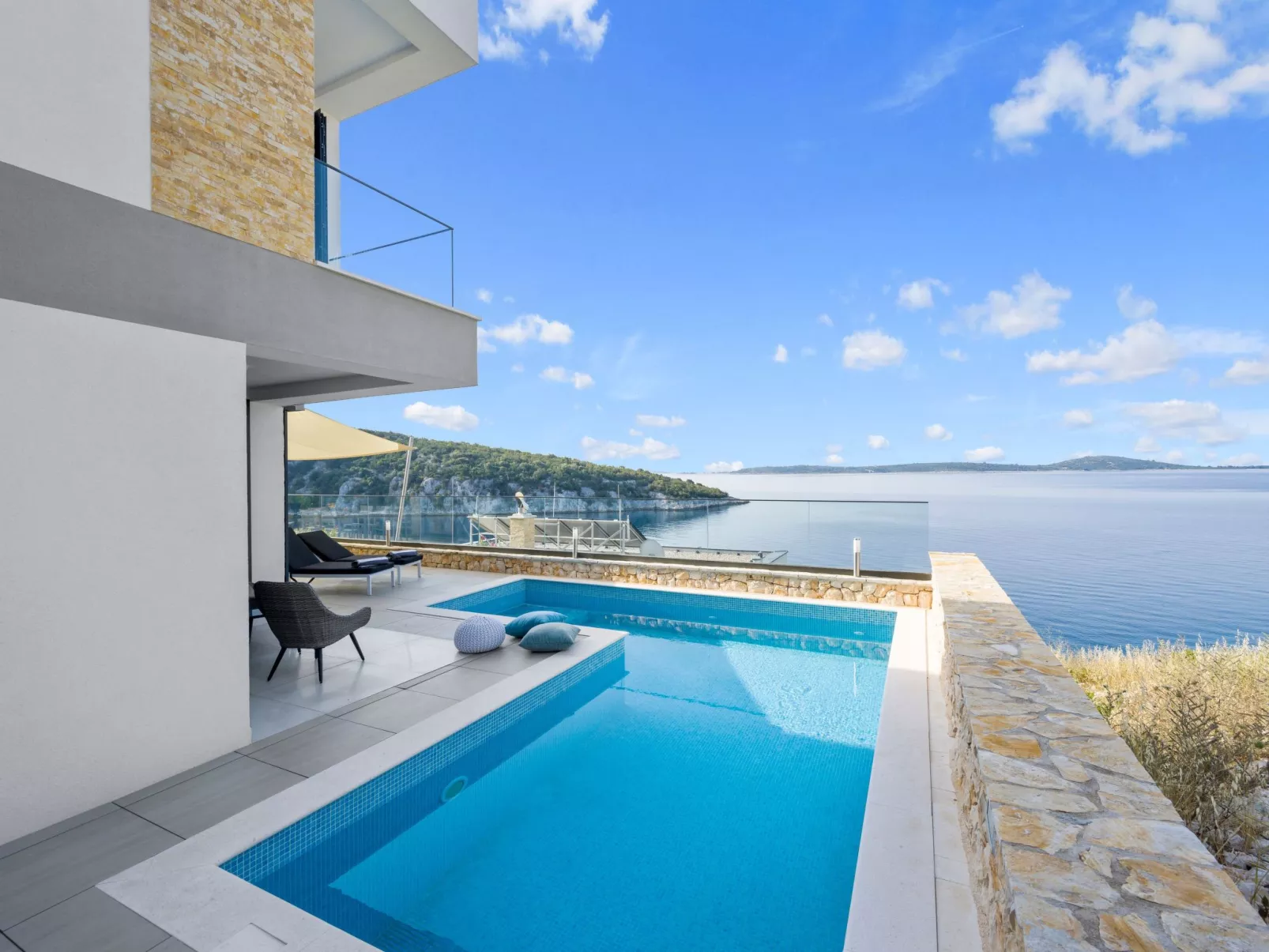 Gemütliches Ferienhaus in Vinišće mit Privatem Pool und Meerblick - Image-tags.info
