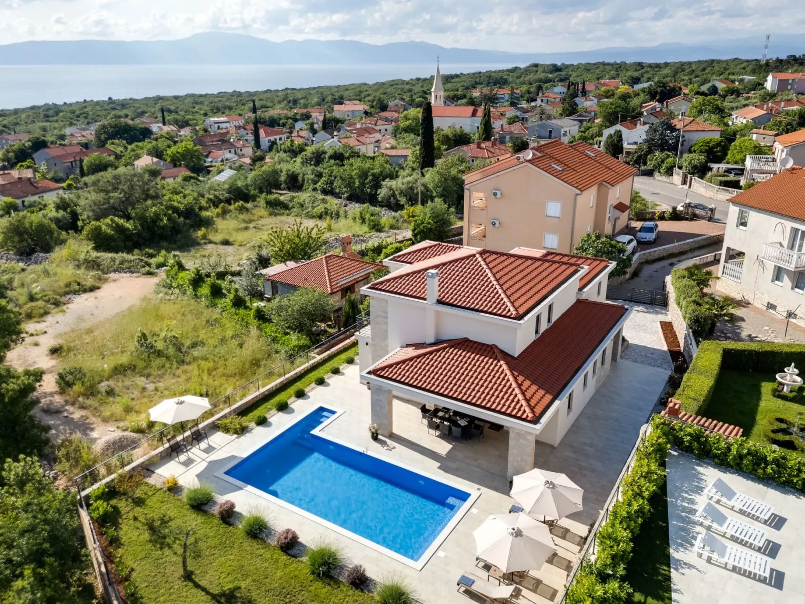 Schone Villa mit Pool, Meerblick, Strand - Image-tags.info