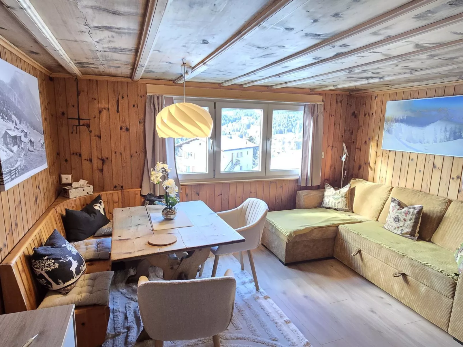 Maiensäss Crapera - Drinnen