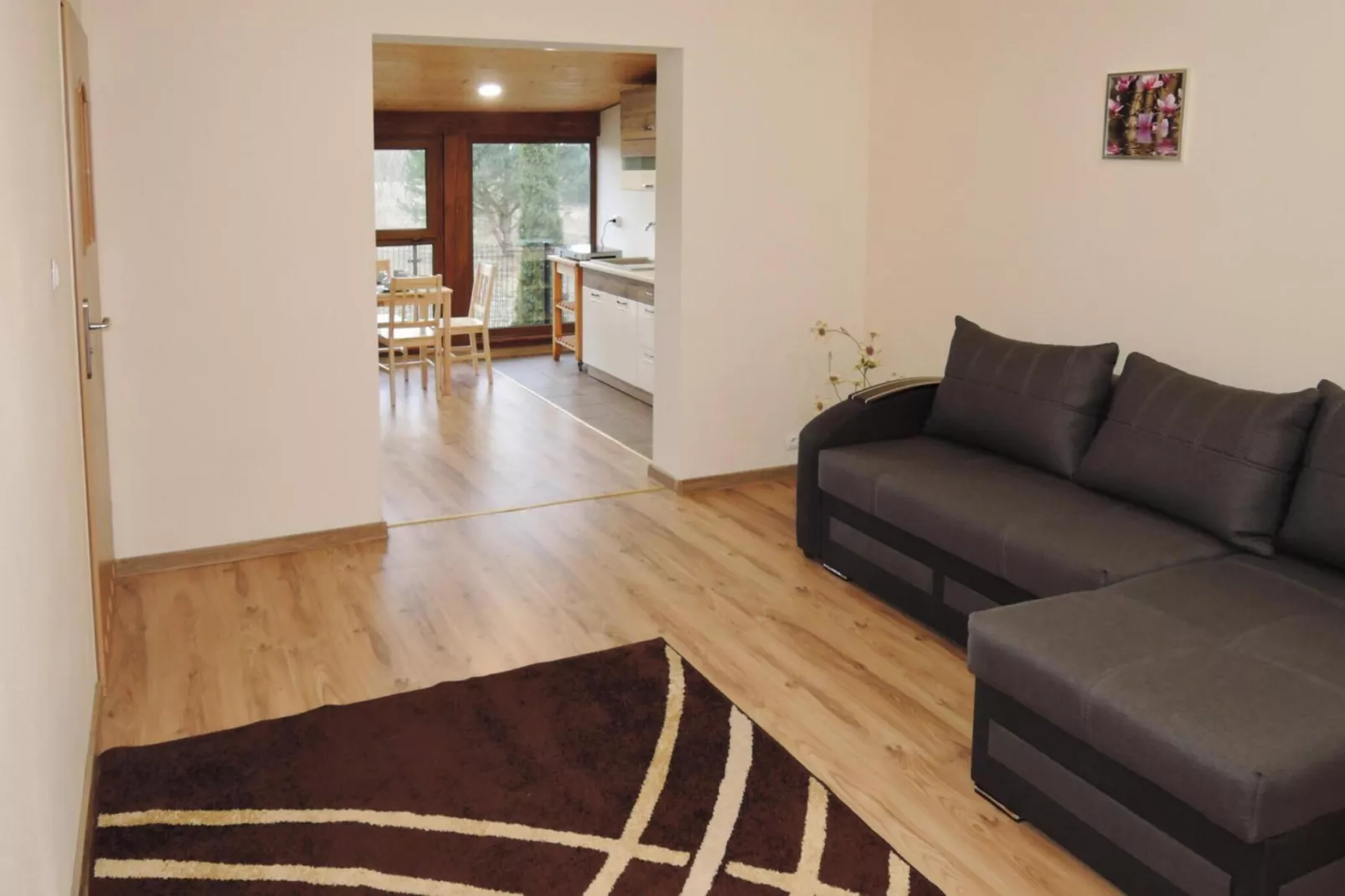 HolidayHouse with the big tarasse&garden in Kolczewo LIT-Living room