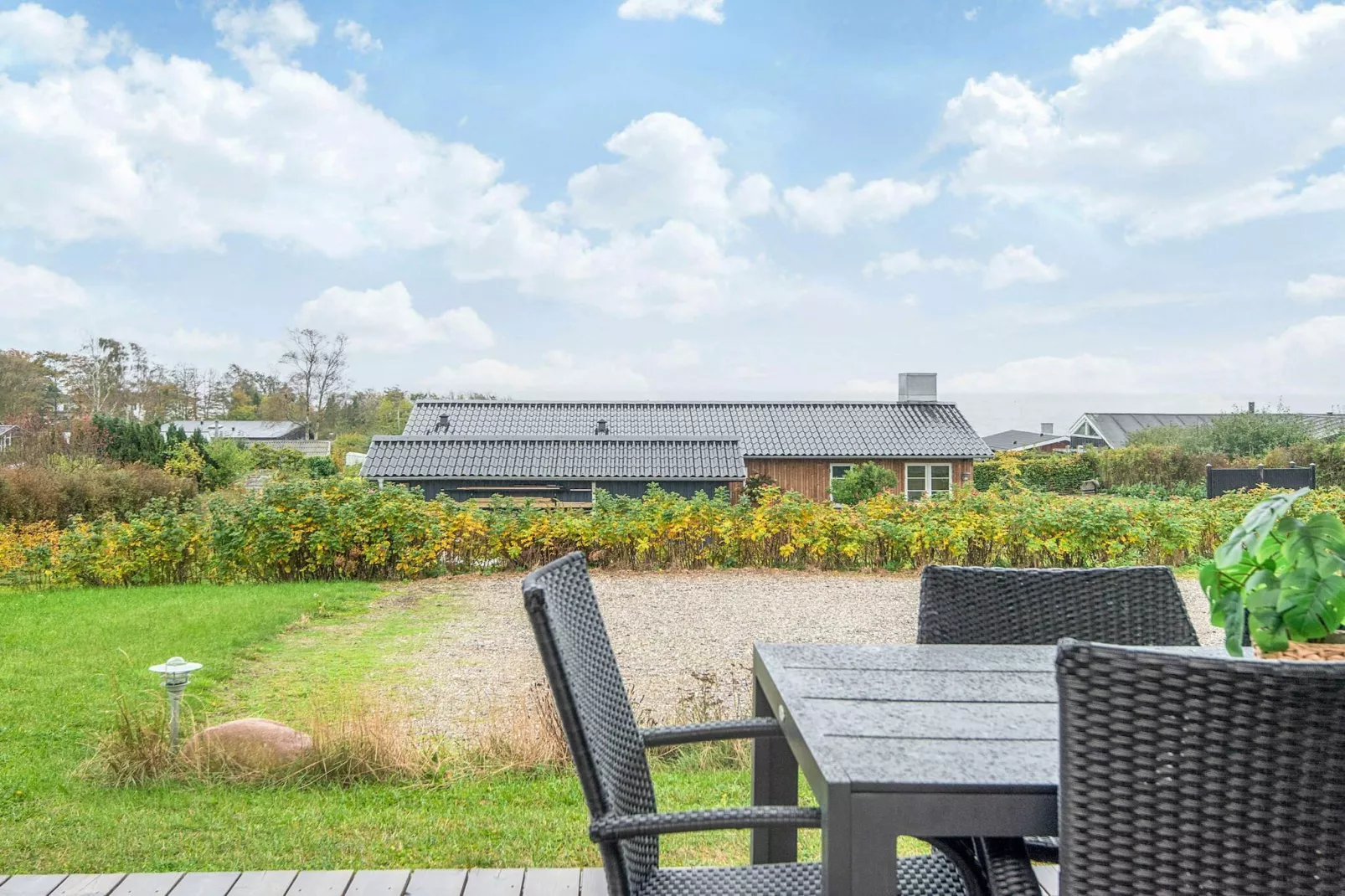 Maison de vacances pour 6 a Rønde-By Traum - Vue sur l'eau