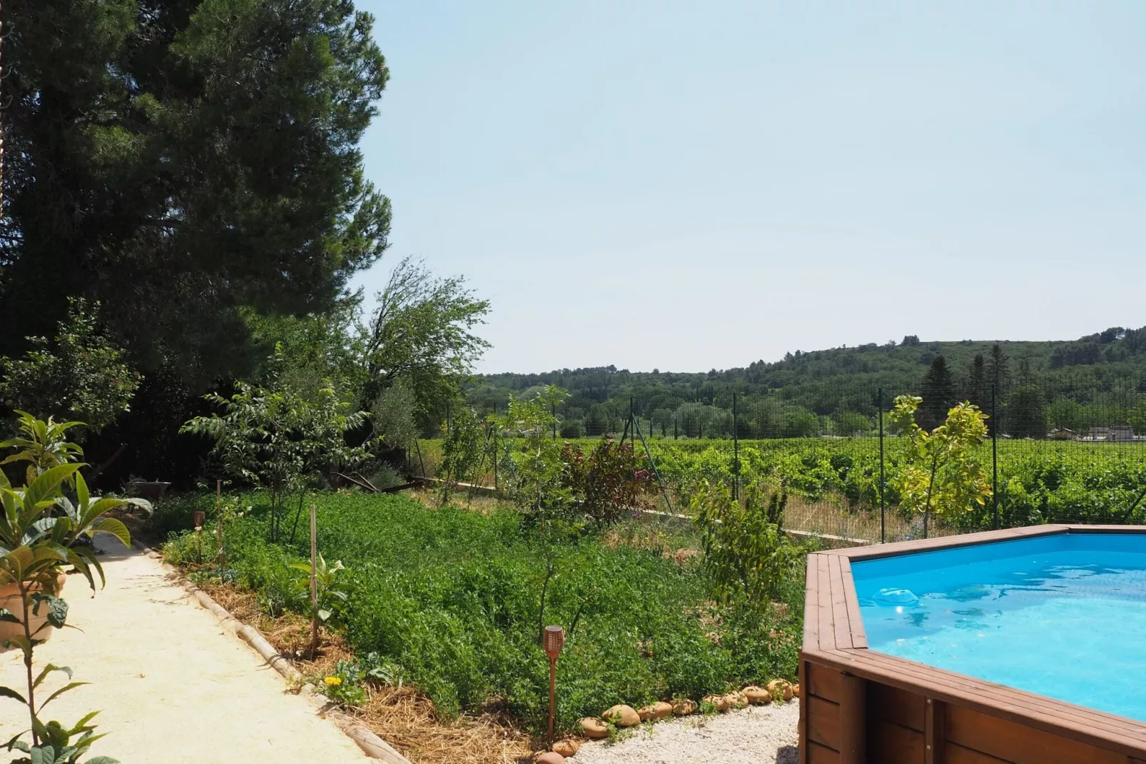 Ferienhaus in Domazan-Gardens summer