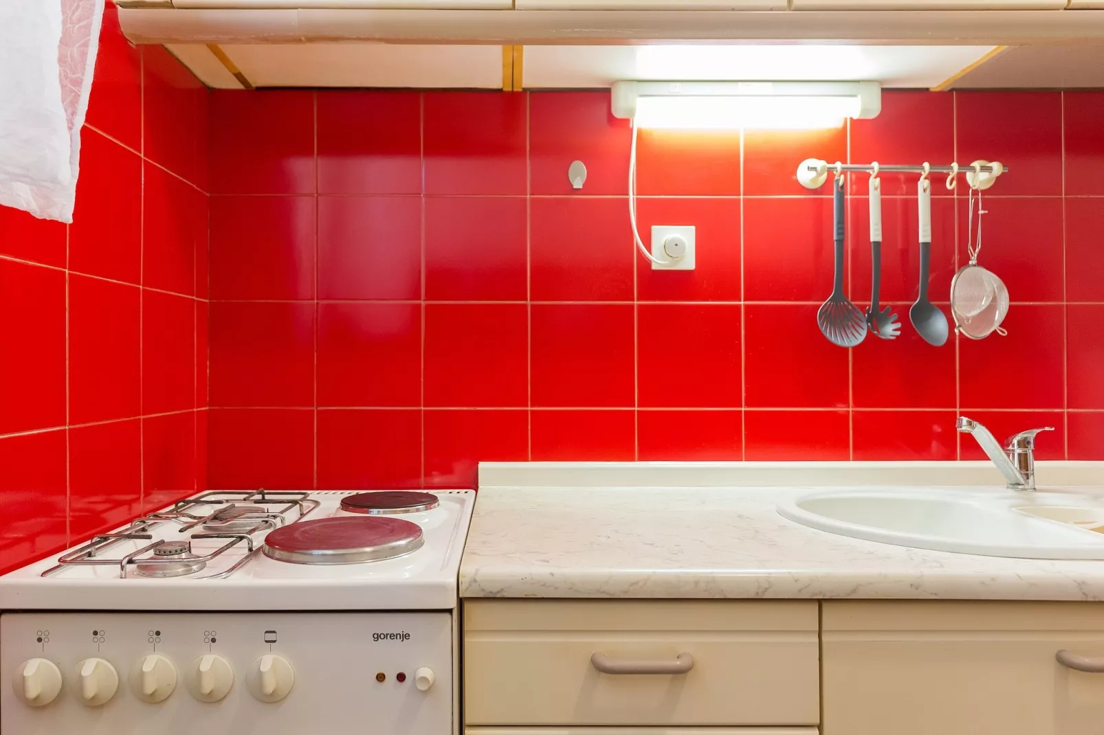 Apartment Tranquilo Garden - One Bedroom Apartment with Terrace and Garden View-Kitchen