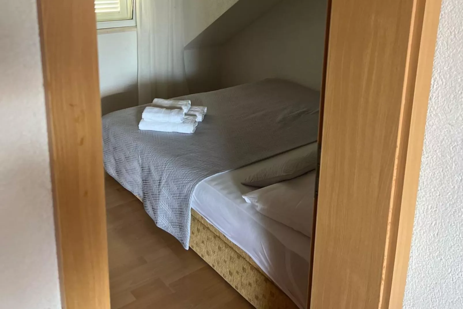 Villa Stella - Two Bedroom Apartment with Balcony and Sea View (Marilena)-Schlafzimmer