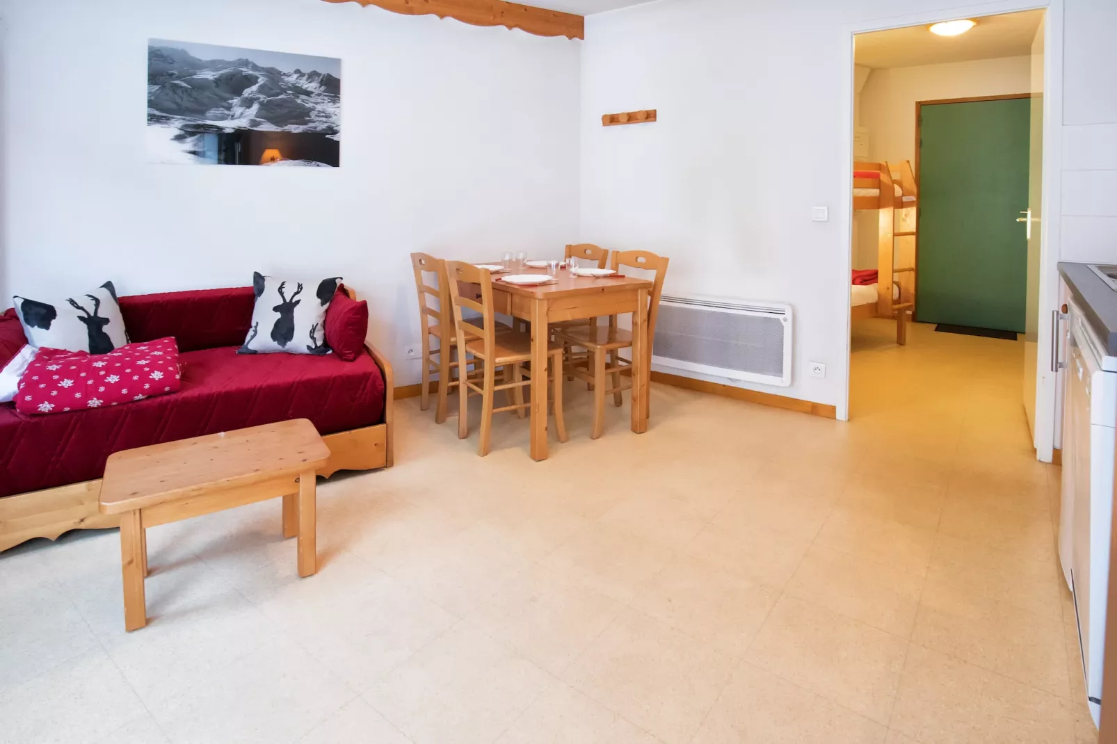 Balcons G 015 - PARC NAT. VANOISE studio 4 pers.-Wohnzimmer