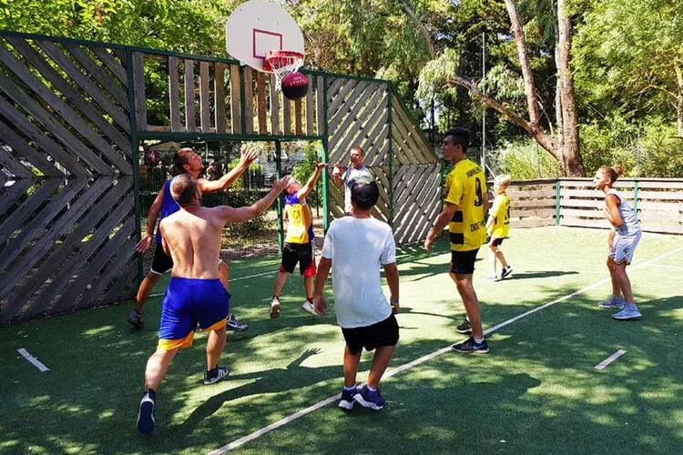 Camping L'Air Marin Vias-Plage  Mobilhome PLAYA 3CH-Parkeinrichtungen