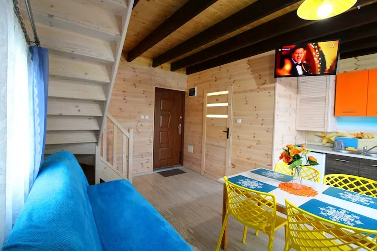 Piętrowe domki wakacyjne z 1 sypialnią w Rewalu-Salon