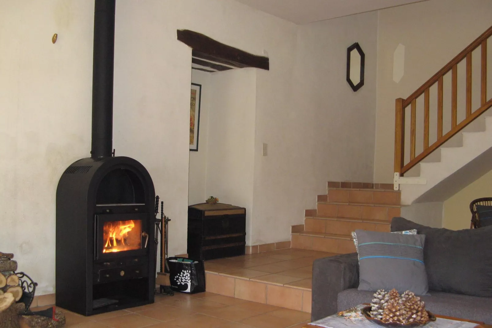 Doppelhaushälfte in Lussan / Le Tilleul-Living room
