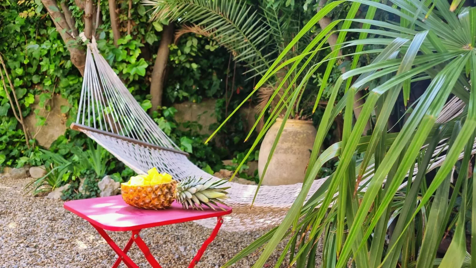 La maison des Vendangeurs 6-Garten Sommer