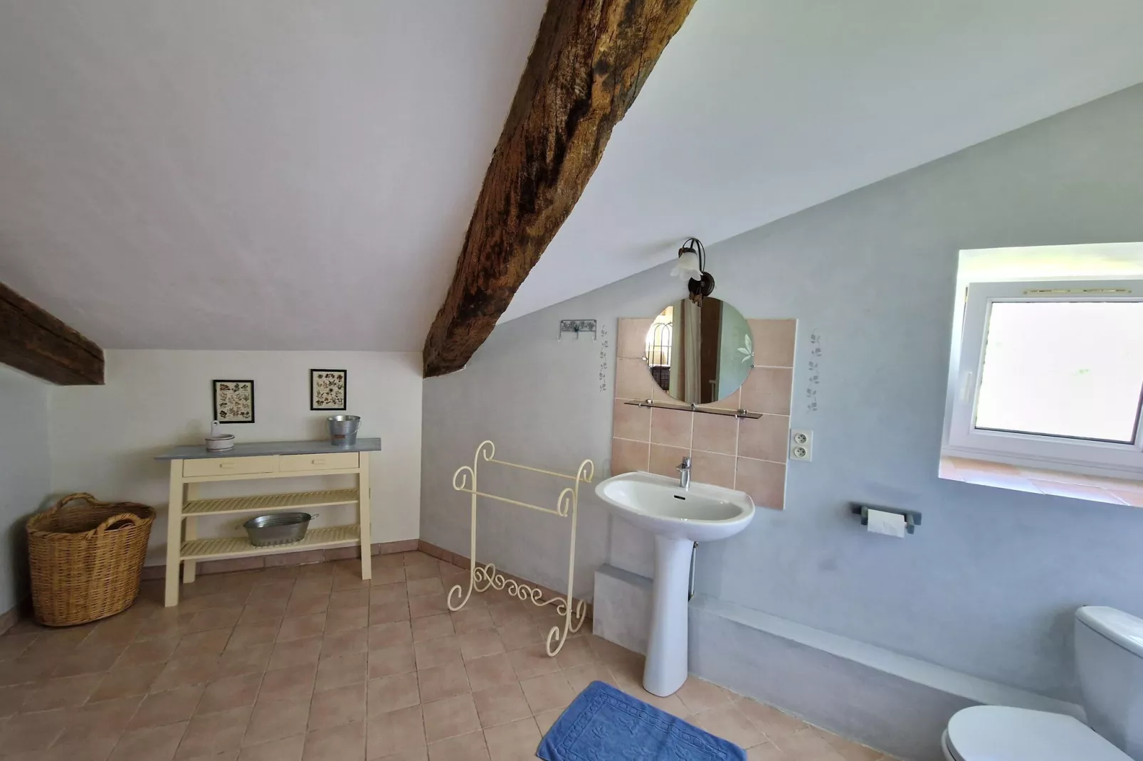 Doppelhaushälfte in Lussan / Le Tilleul-Bathroom
