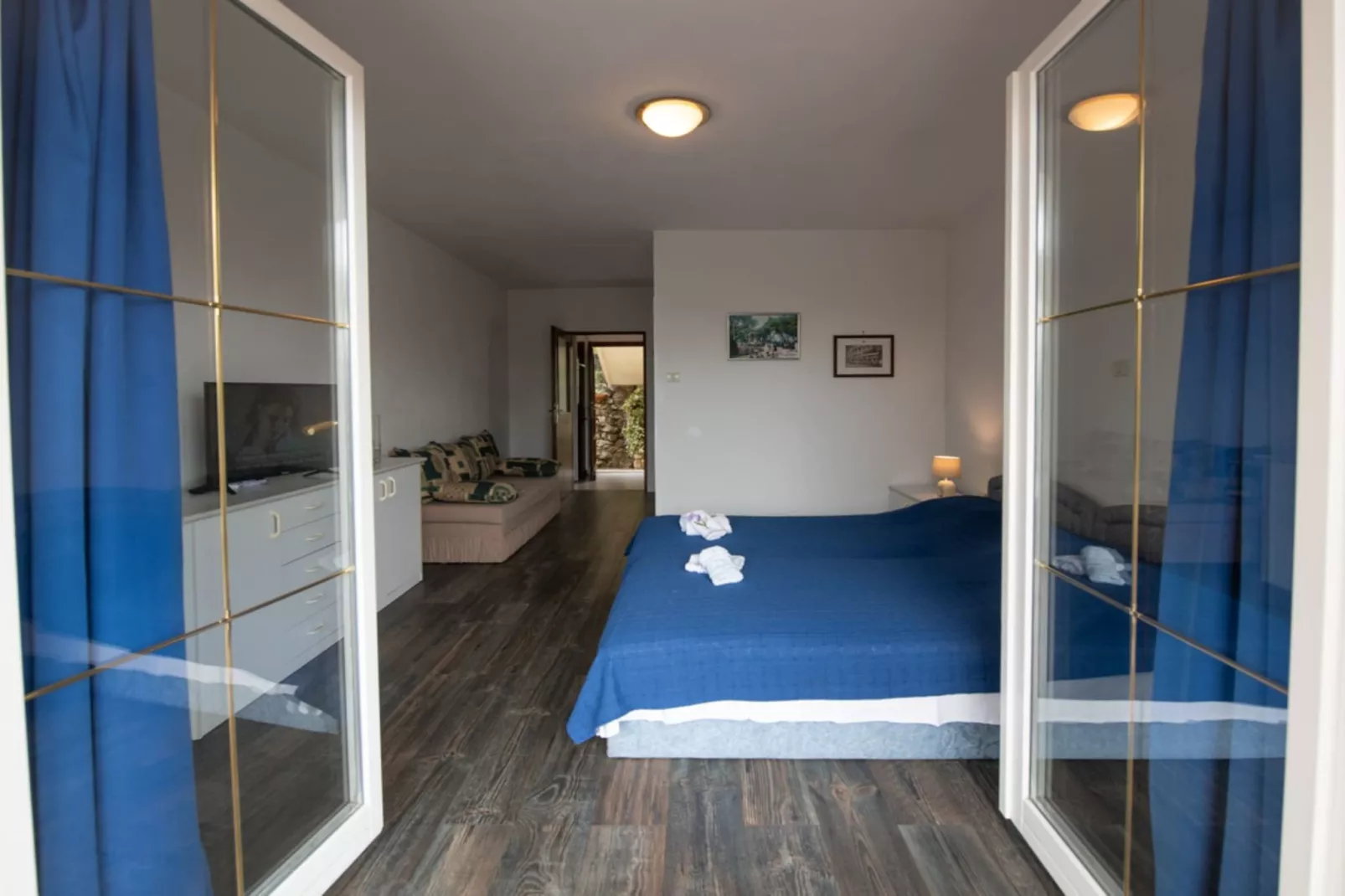 Apartments Mirjana IKA - Studio Apartment With Balcony  (A1) - Chambre