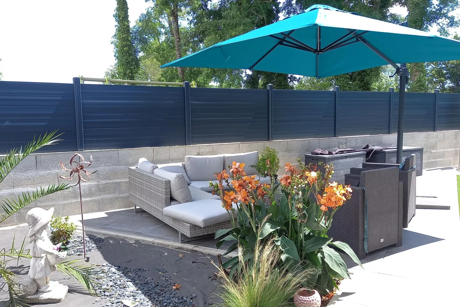 Holiday home with private pool Margaux Cantenac-Exterior summer