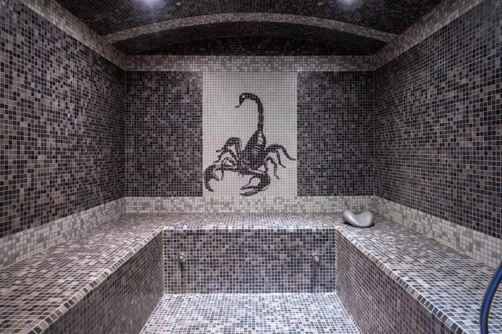 Villa avec piscine chauffée spa salle sport et cinéma-équipements