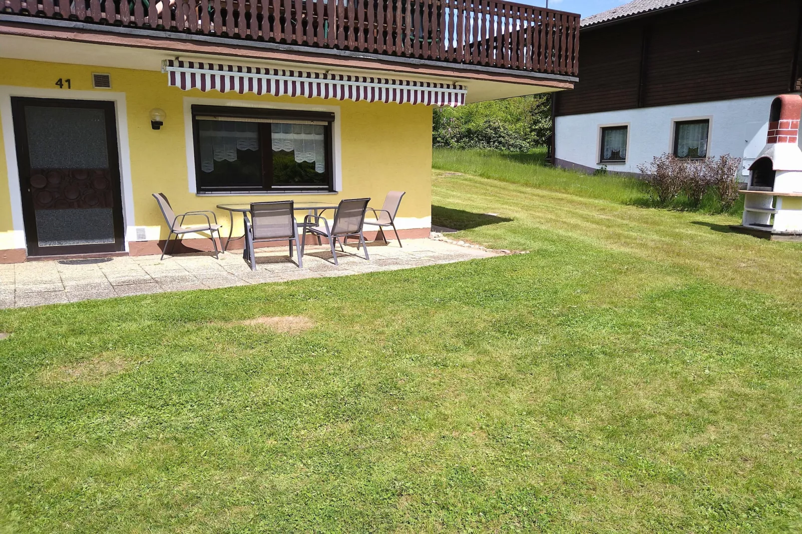 Ferienwohnung in Arrach bei Großer Arber-Garten Sommer