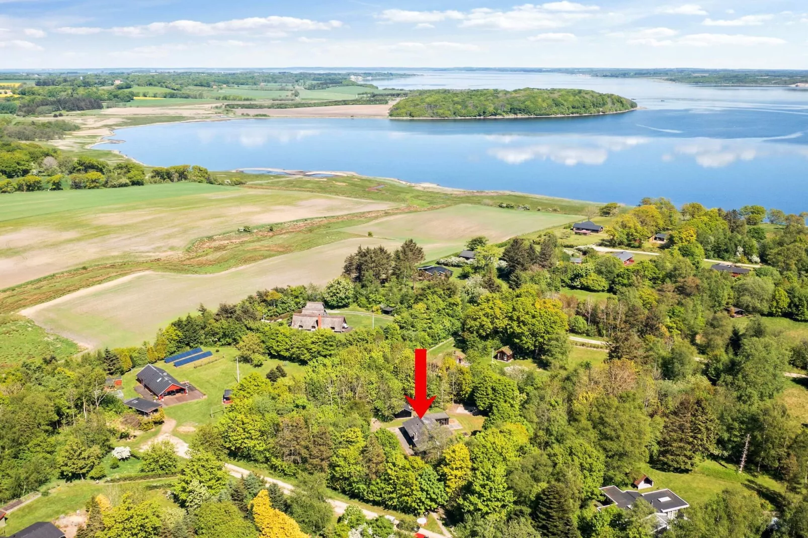 Maison de vacances pour 6 a Roslev