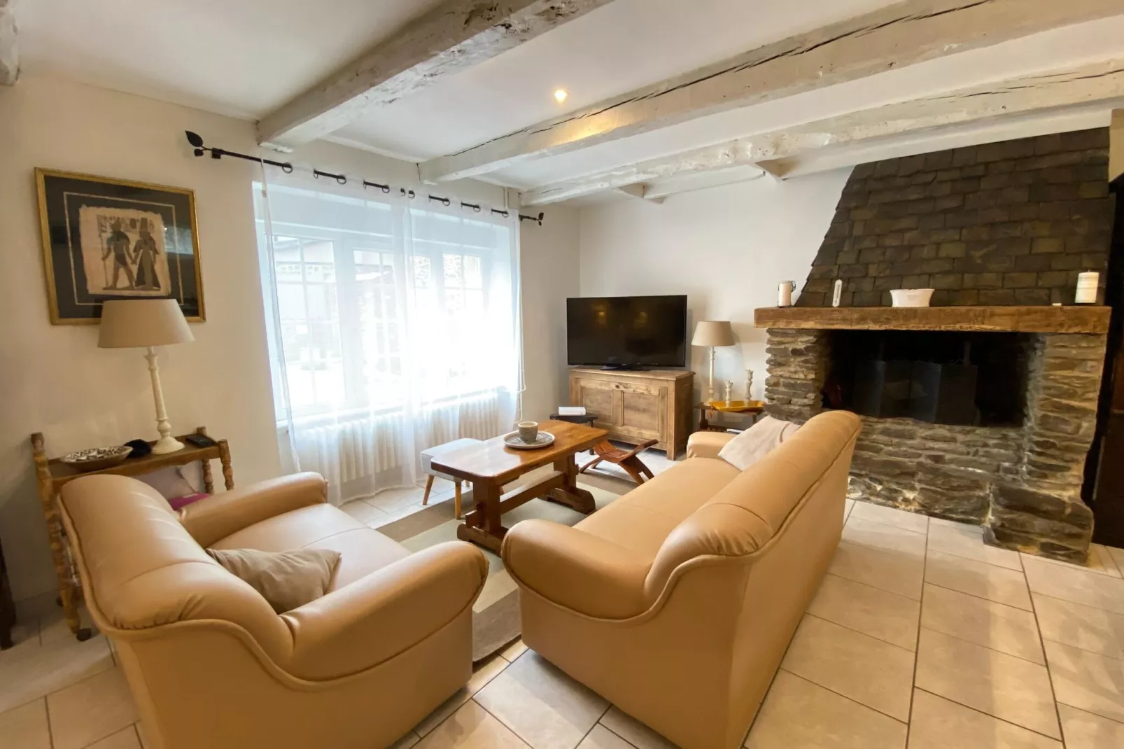 Landhaus Le Minhic sur Rance-Living room