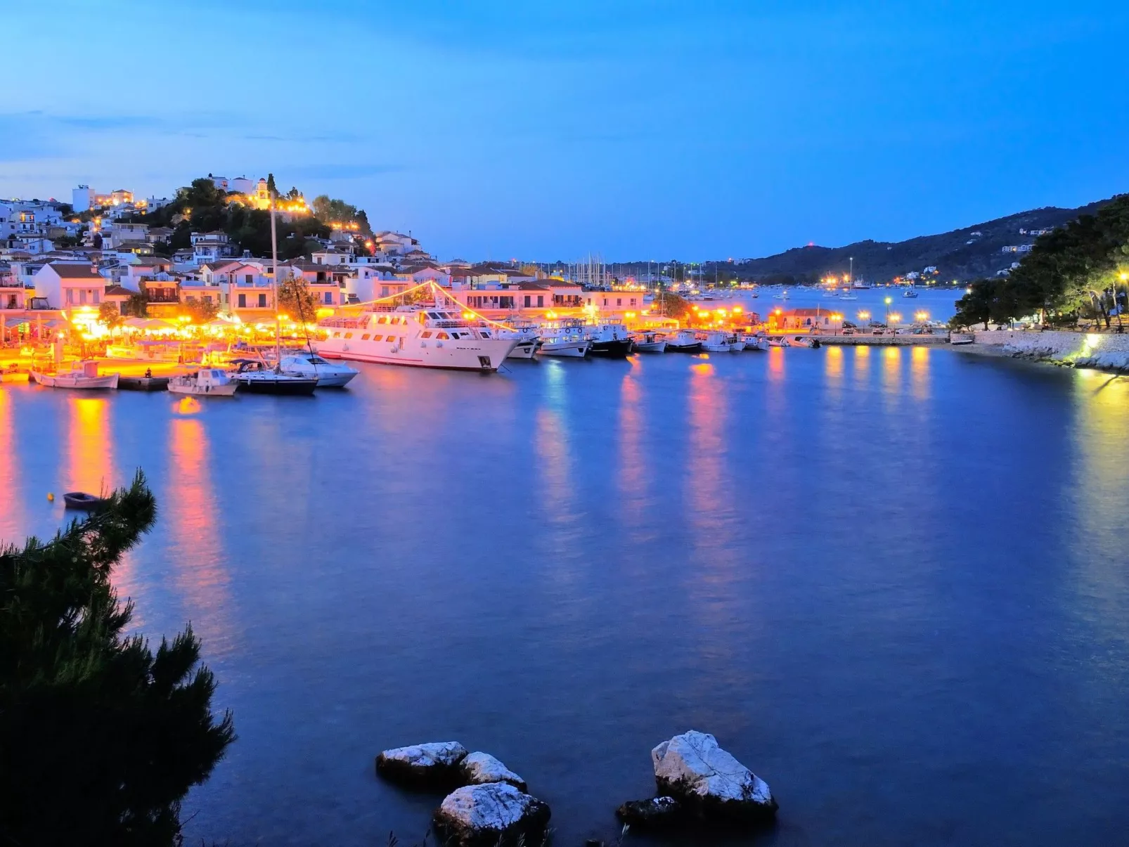 Skiathos Ferienhaus - Drinnen