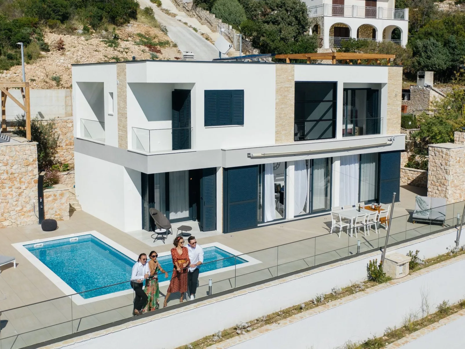 Charmantes Ferienhaus in Vinišće mit Privatem Pool und Meerblick - Image-tags.info