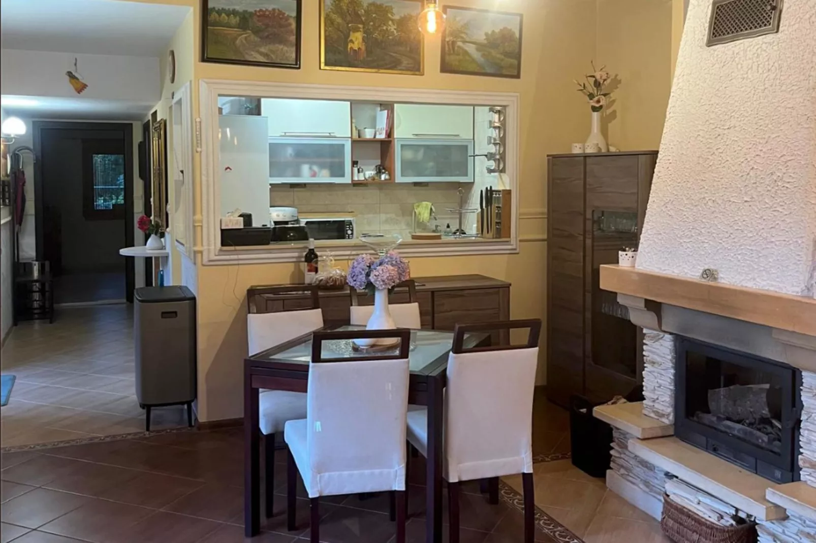 Dom wakacyjny w Krzyni dla max 7 osób-Esszimmer