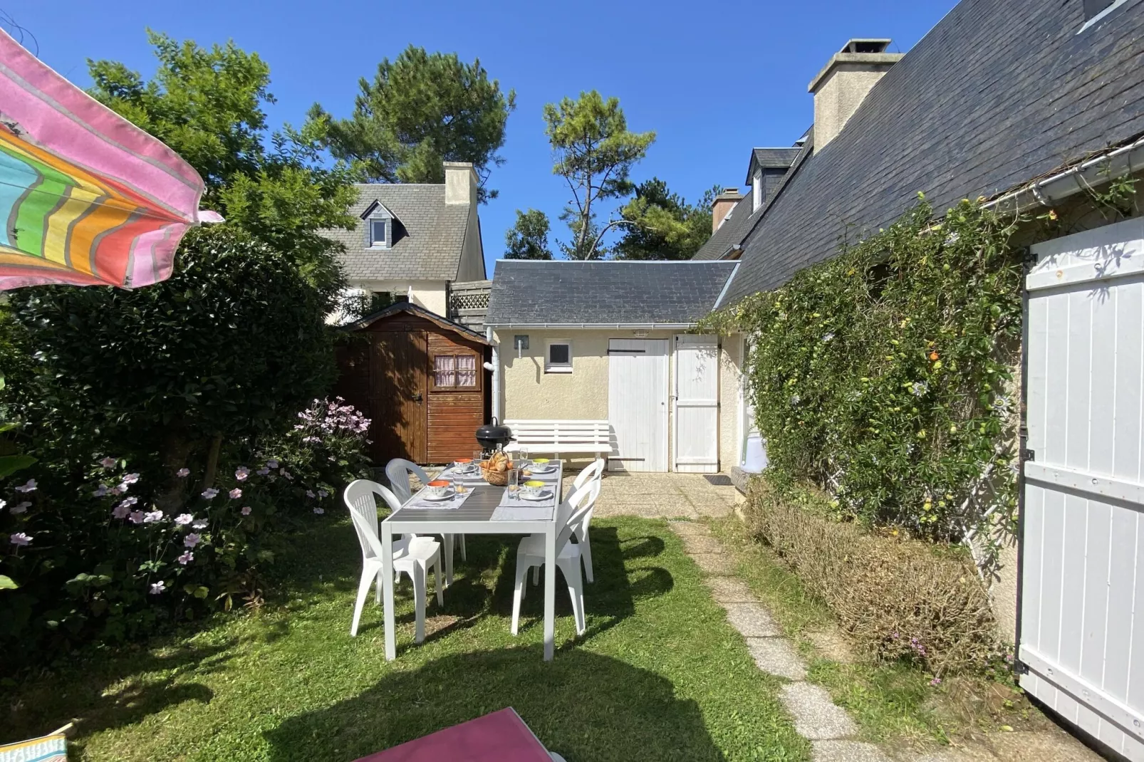 Holidayhome in Barneville-Carteret-Gärten Sommer