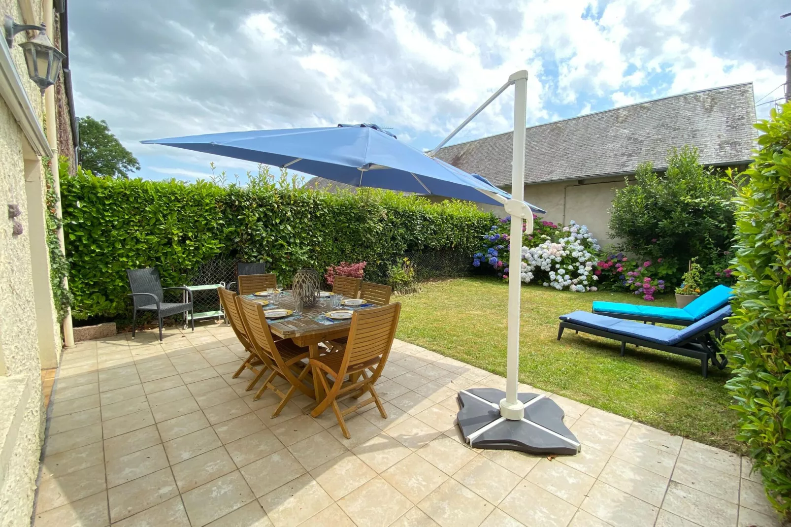 Holiday home in Bréhal-Gardens summer