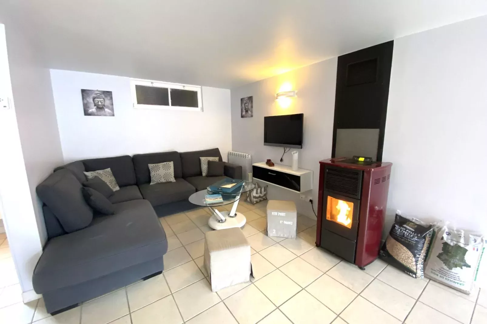 Maison de vacances 200 m mer St Pair sur Mer-Living room