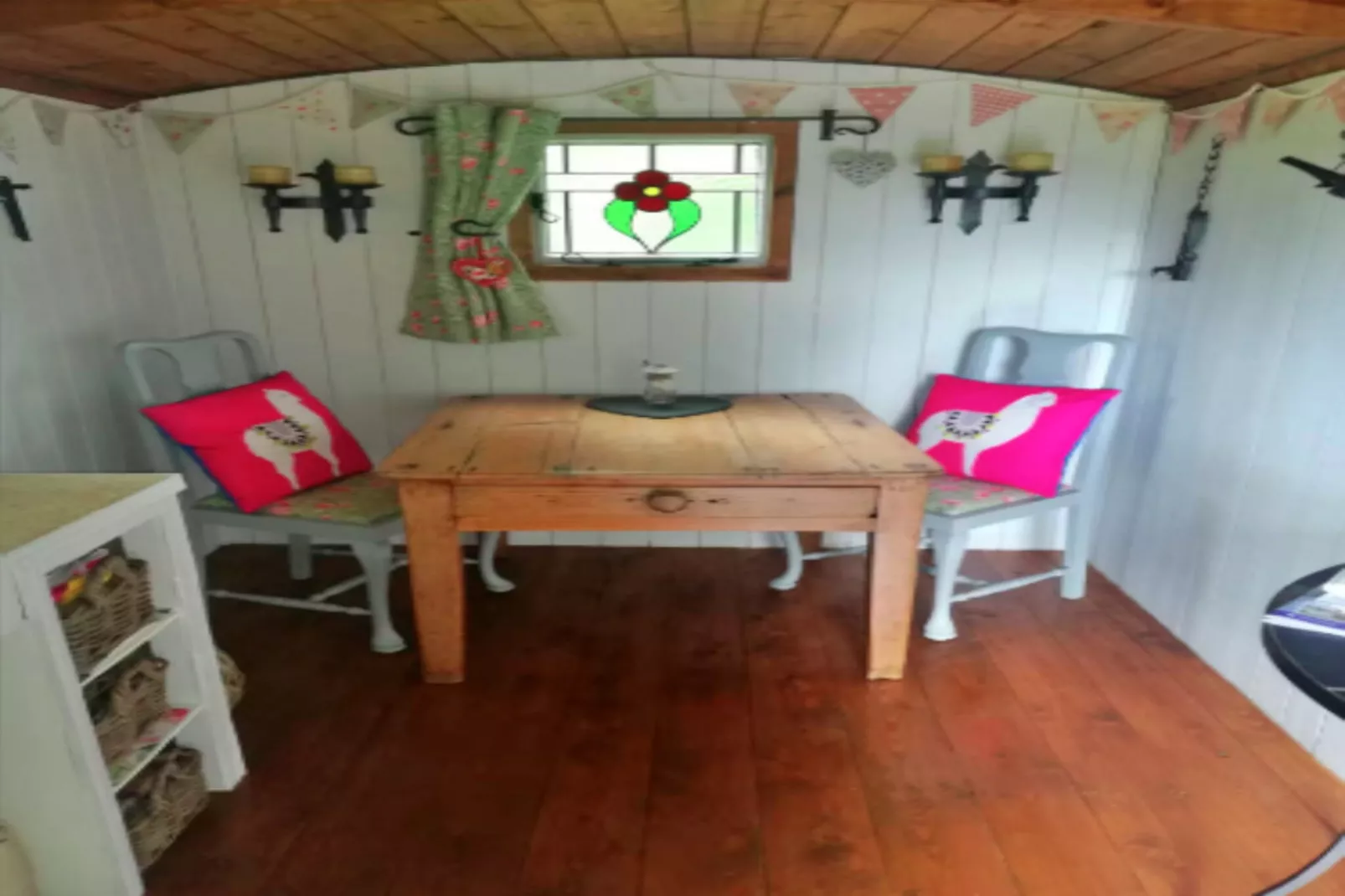 Shepherd's Hut at Hilltop Farm-Kitchen