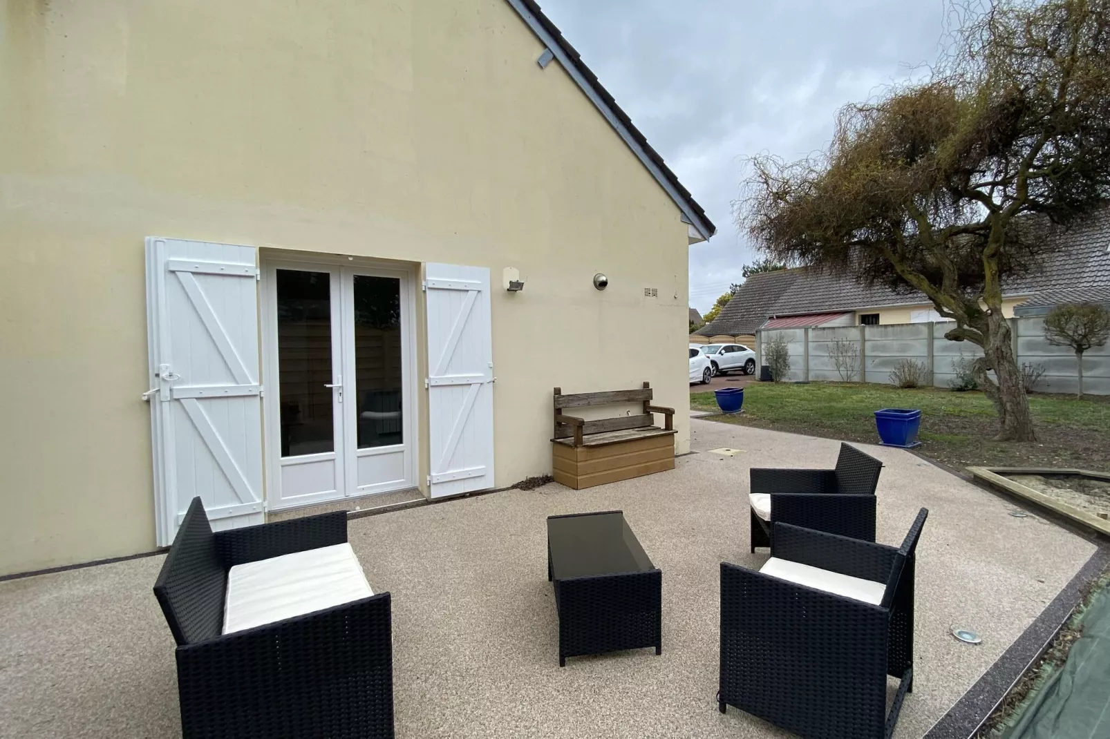 Maison de vacances 200 m mer St Pair sur Mer-Terrace balcony