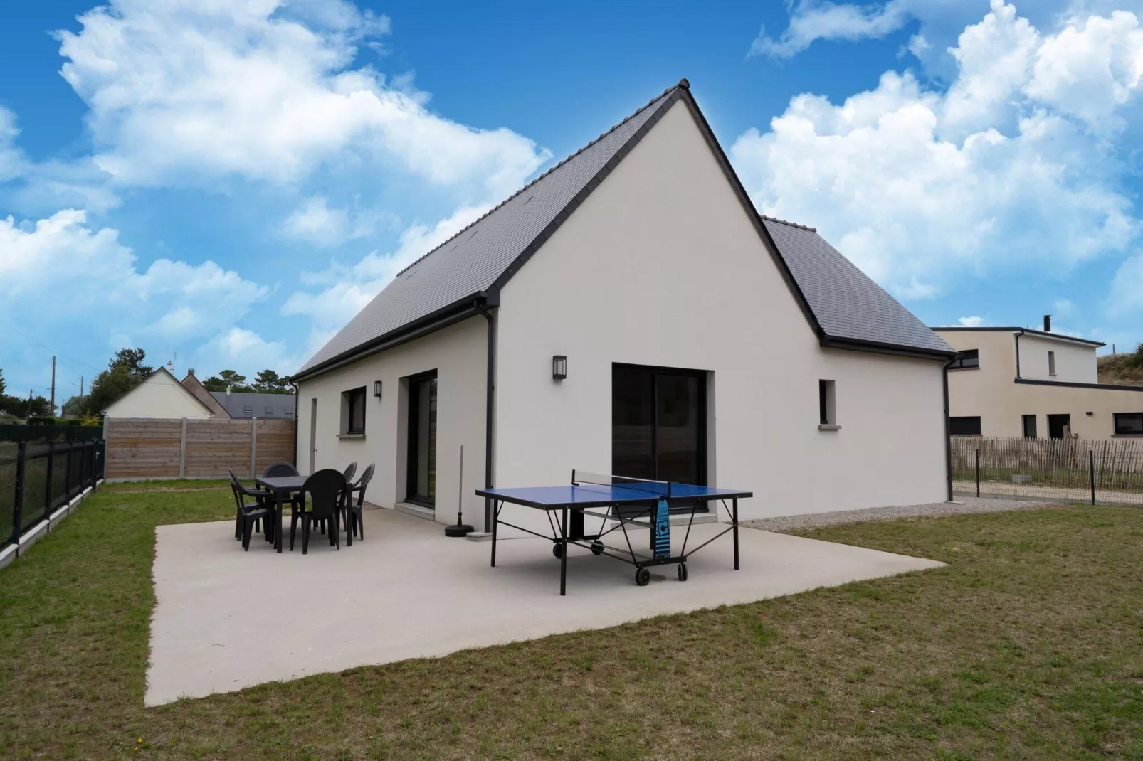 Maison près de la Plage Normande-Terrassenbalkon
