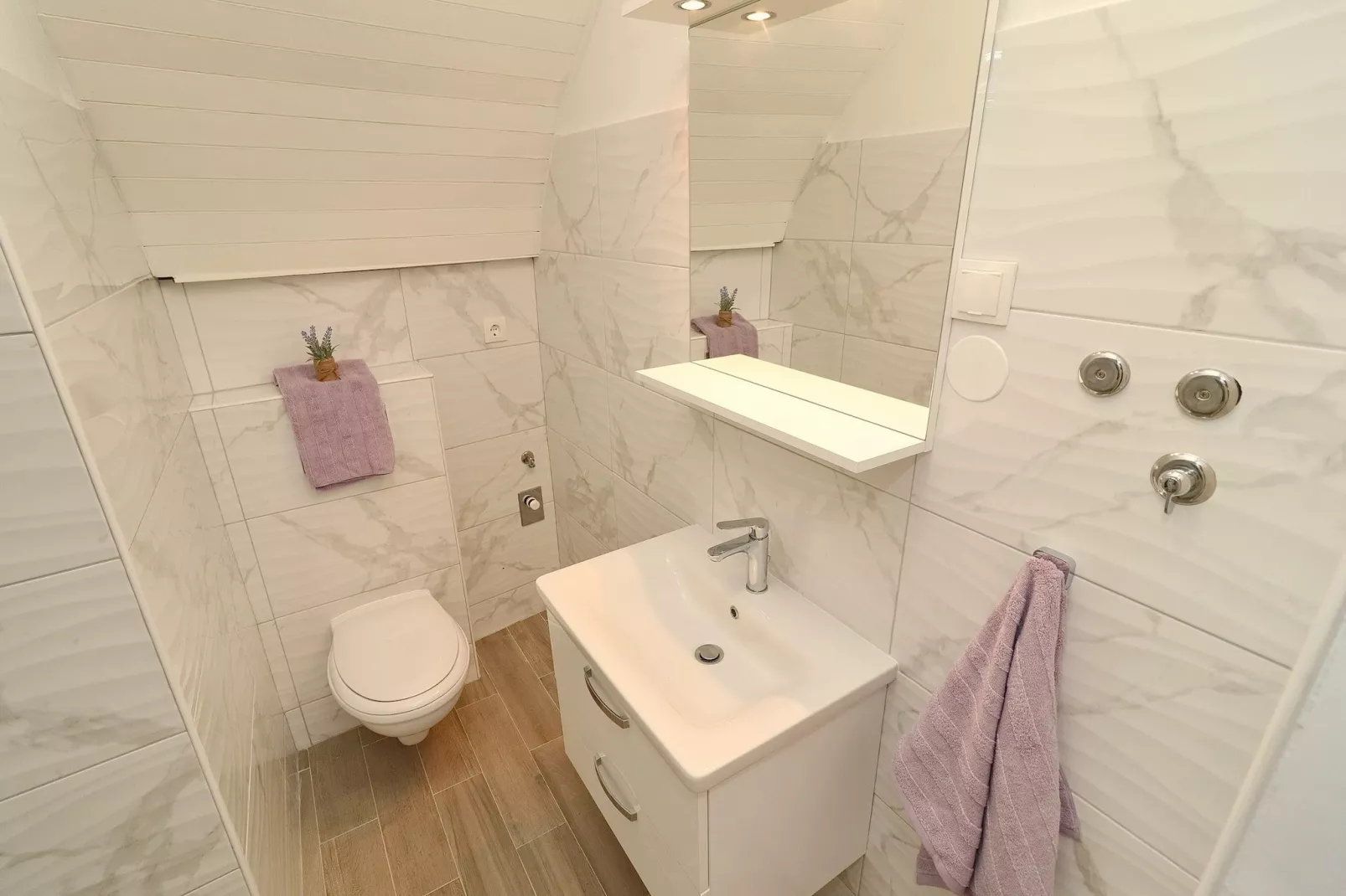 Studio Joković - Studio Apartment with Terrace and City View - Bathroom