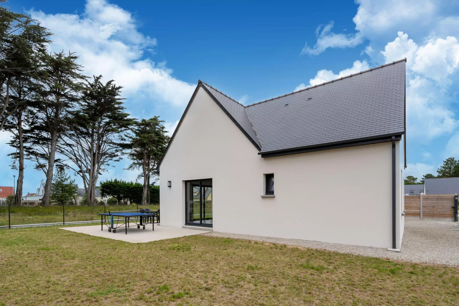 Maison près de la Plage Normande-Gärten Sommer